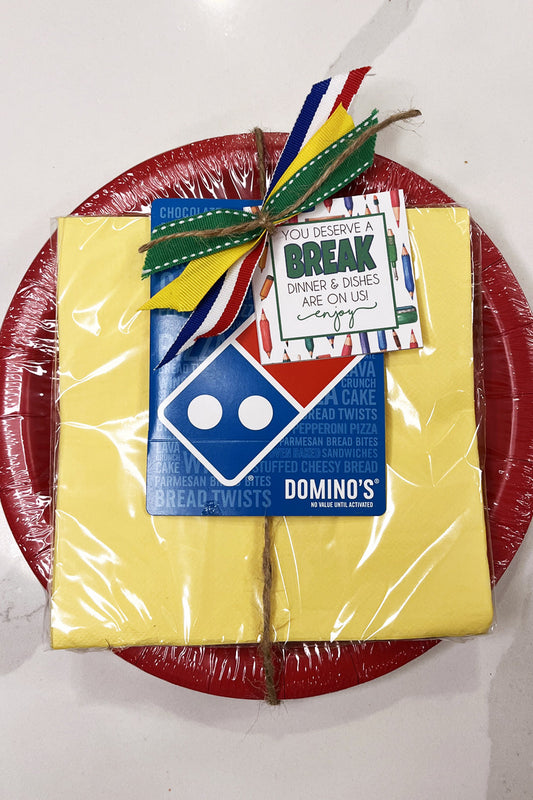 Dinner on Us Teacher Gift