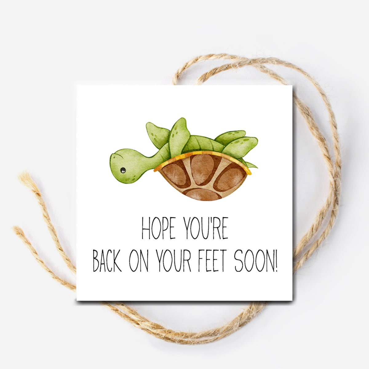 Back on Your Feet Instant Download Tag