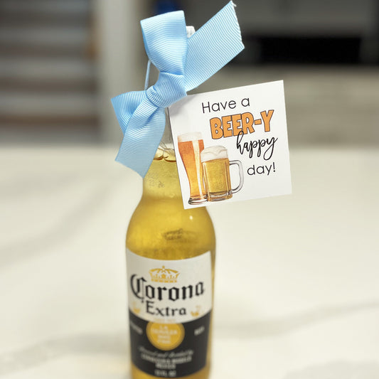 Beer Birthday Instant Download Tag