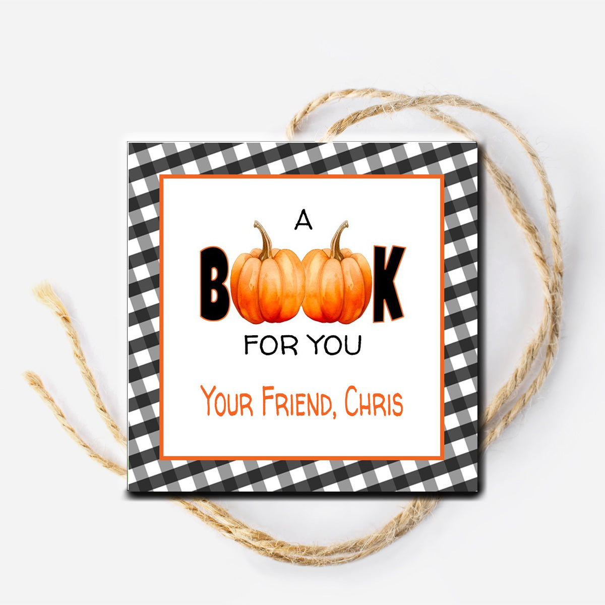 Halloween Tag for Books