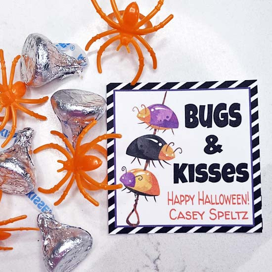 Bugs and Kisses Gift Tag