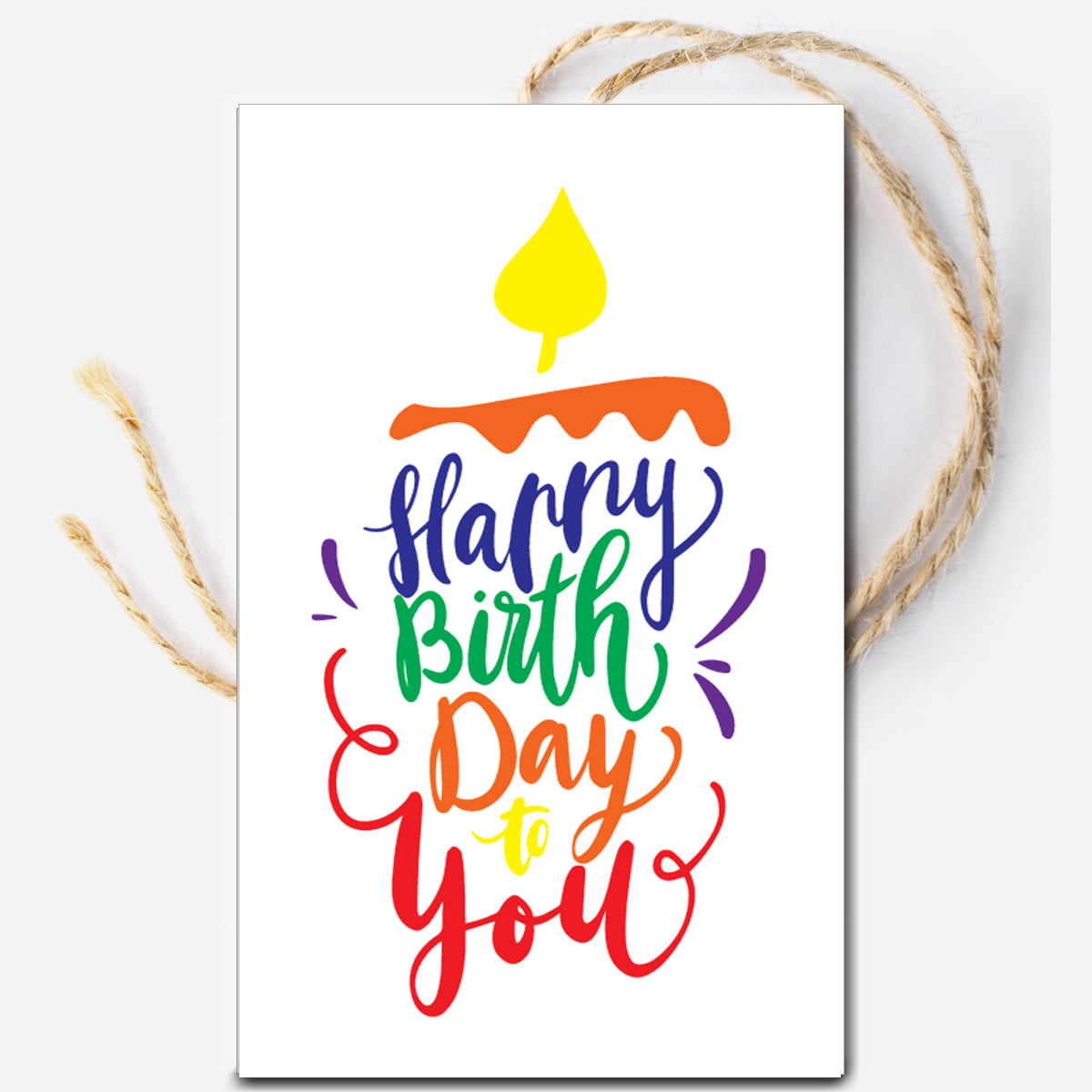 Happy Birthday to you Instant download tag
