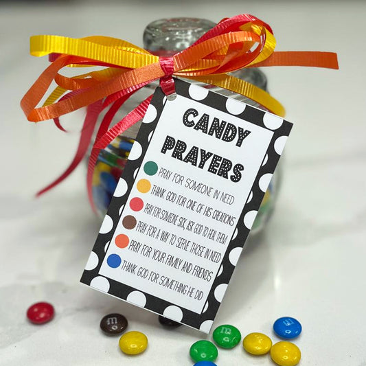 Candy Prayers Instant Download Tag