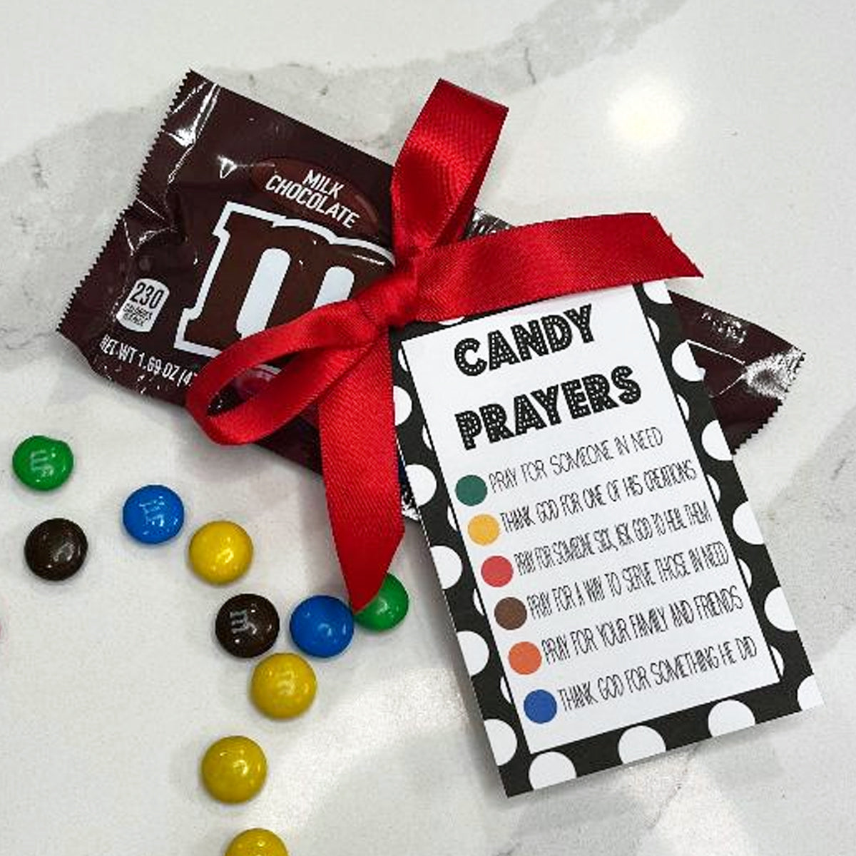 Candy Prayer Instant Download Tag