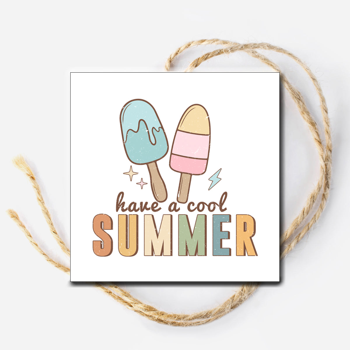 Cool Summer Tag Instant Download