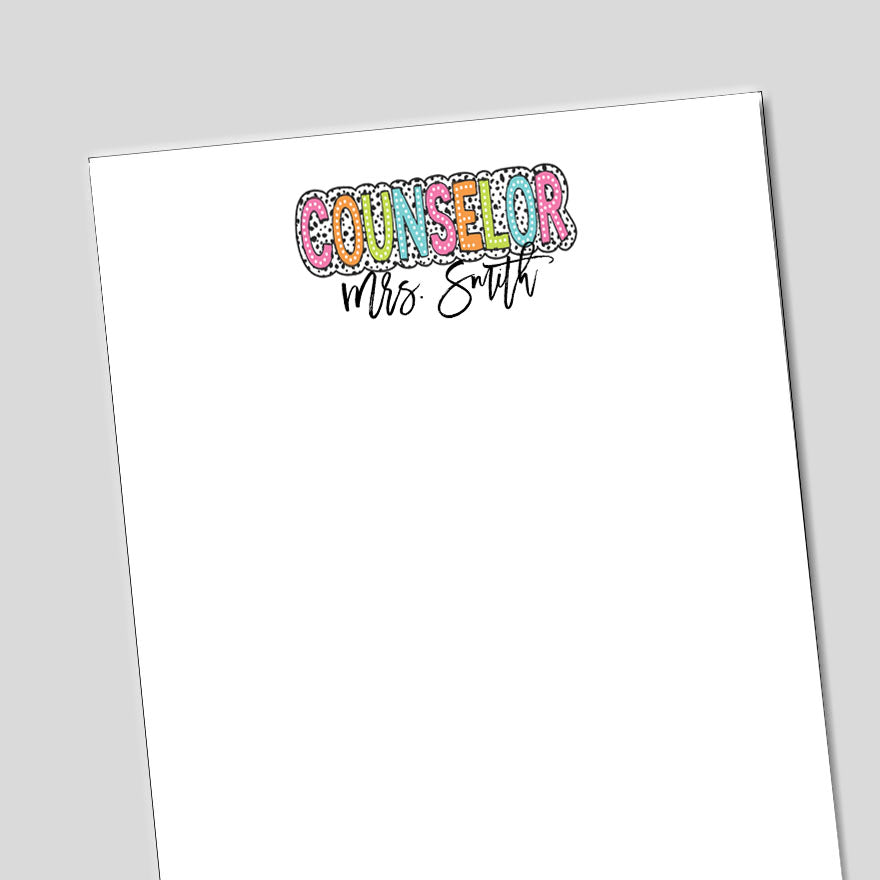 Counselor Dots Notepad