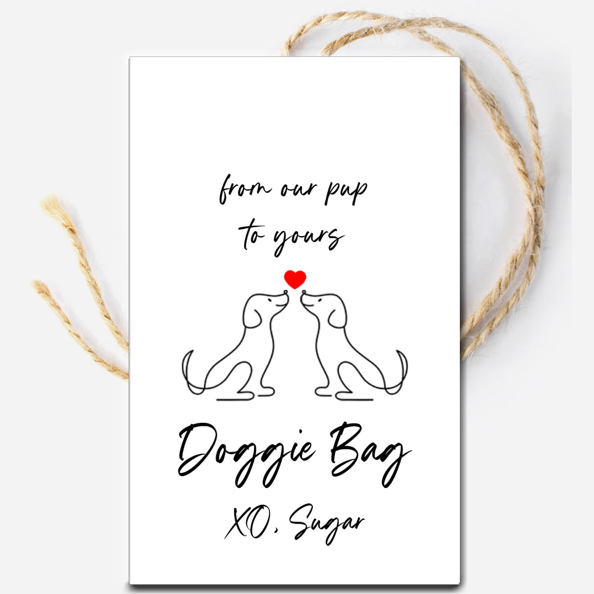 Doggie Bag Printable Tag