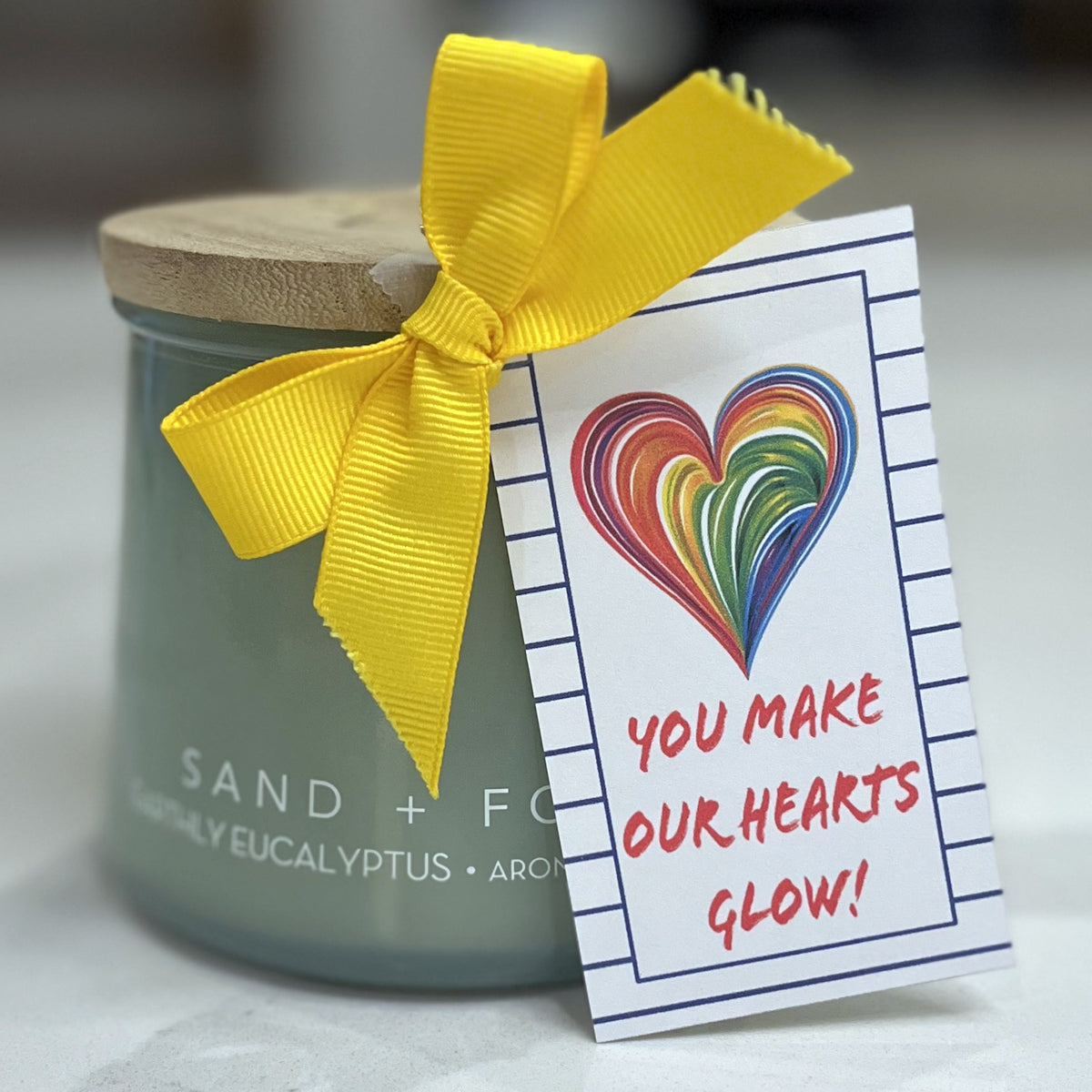 You Make Our Hearts Glow Instant Download Tag