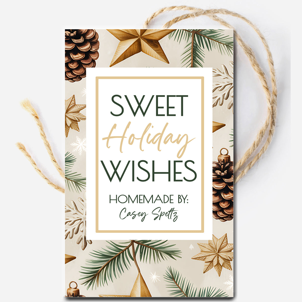 Holiday Wishes Gift Tag