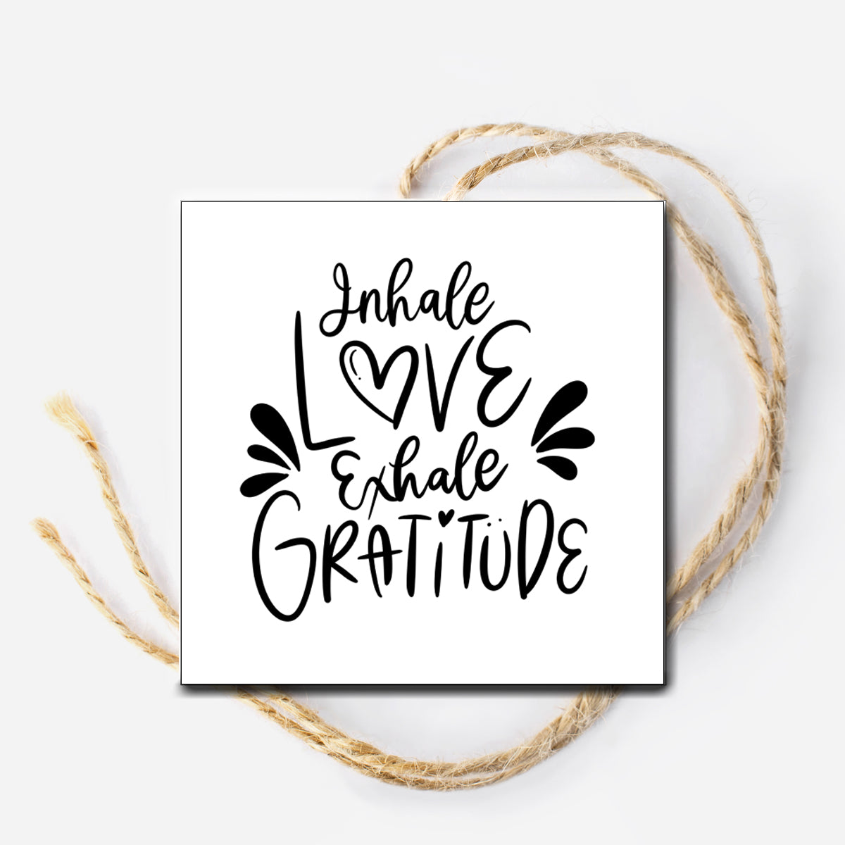 Inhale Exhale Instant Download Tag