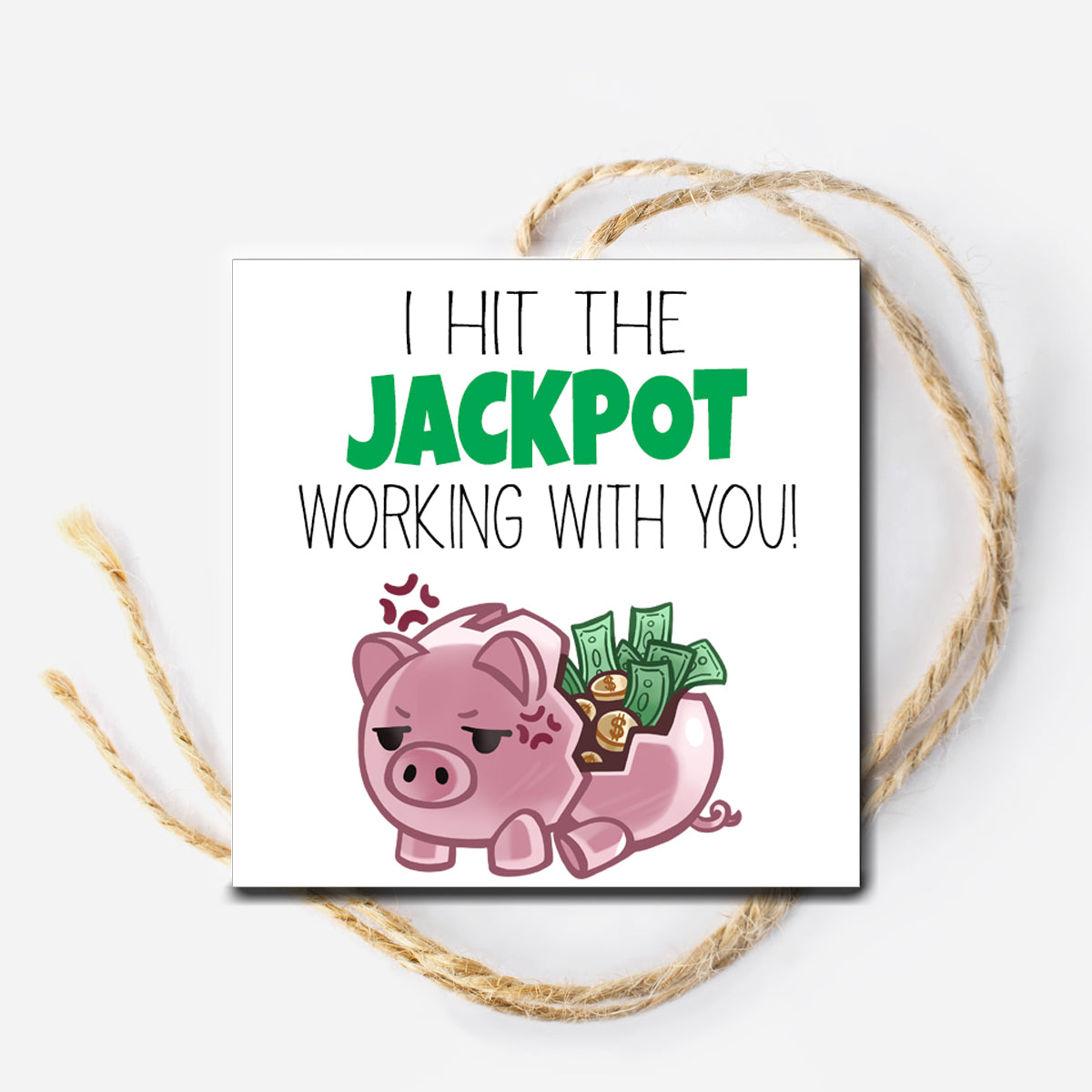 Jackpot Instant Download Tag