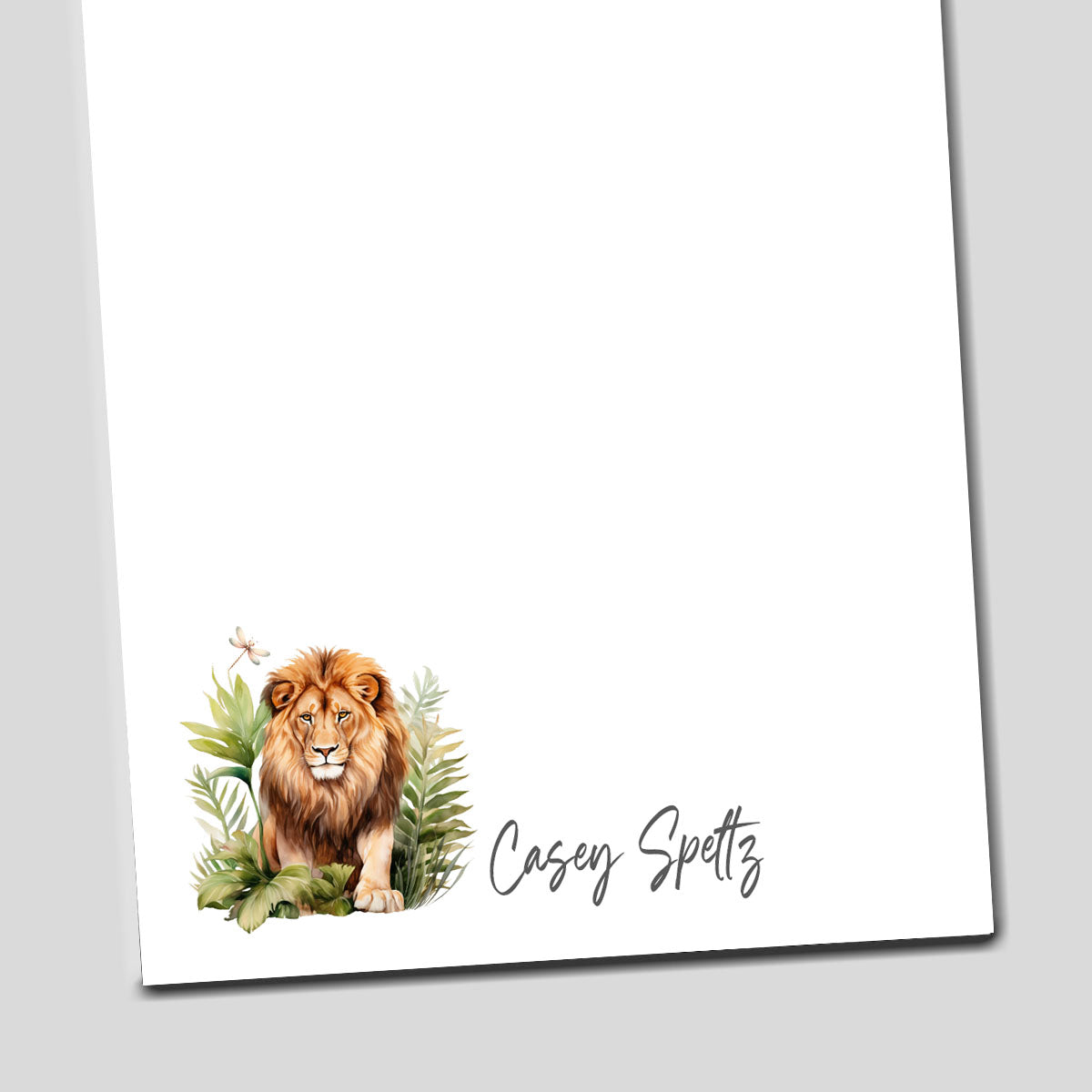Lion Notepad