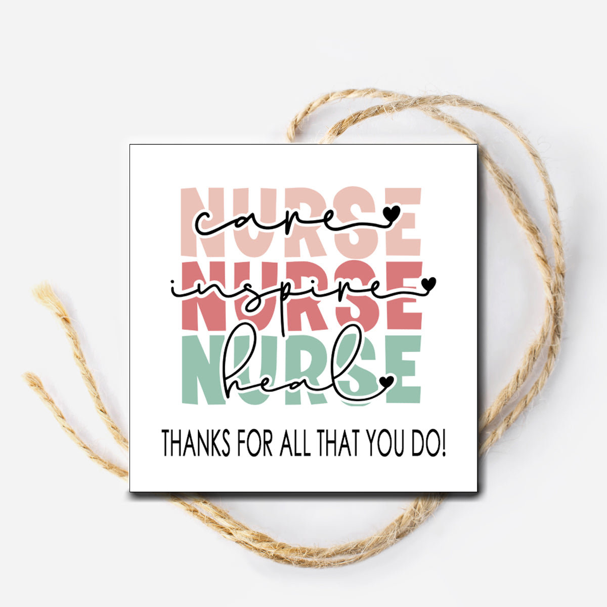Nurse Heal Instant Download Tag