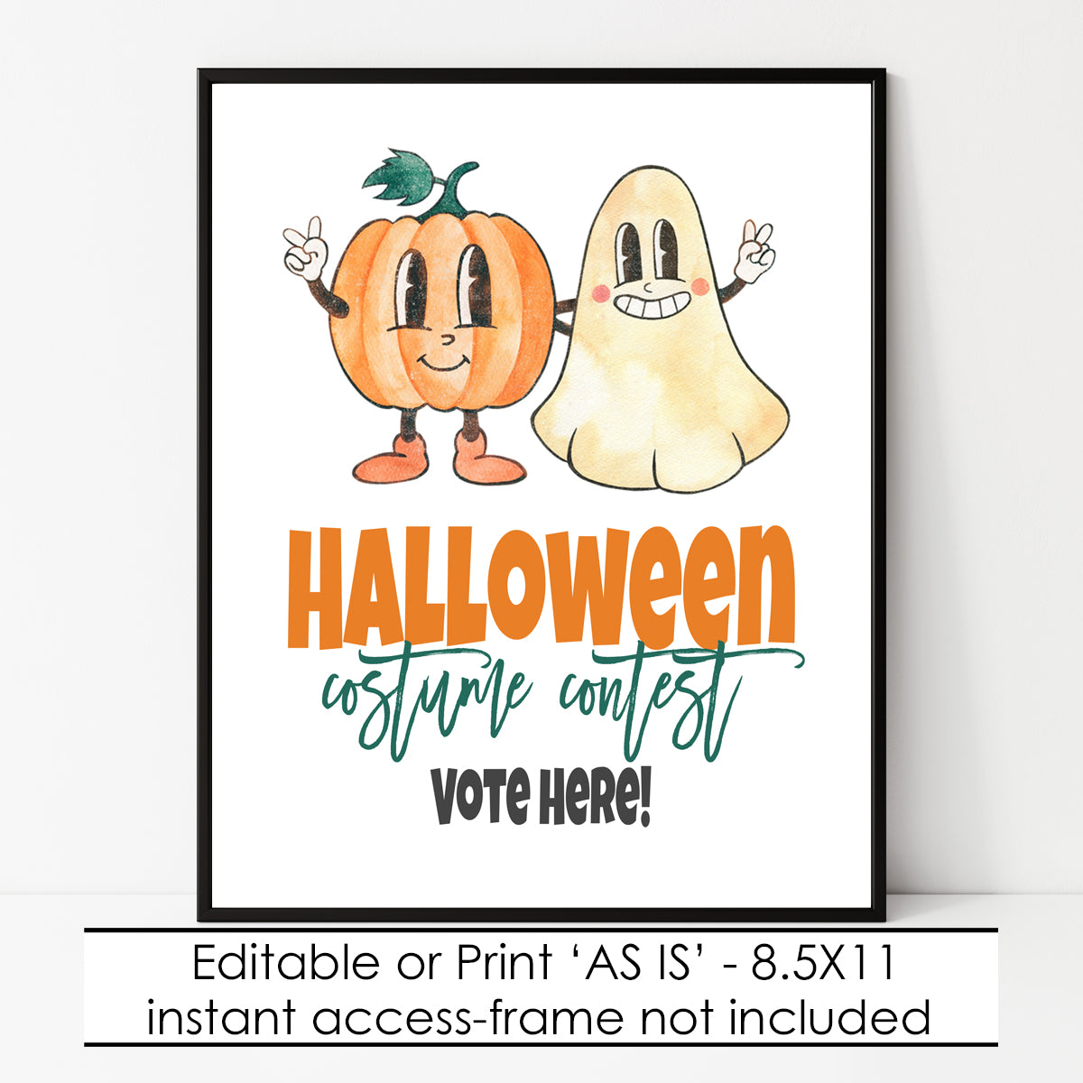 Retro Halloween Costume Contest Kit