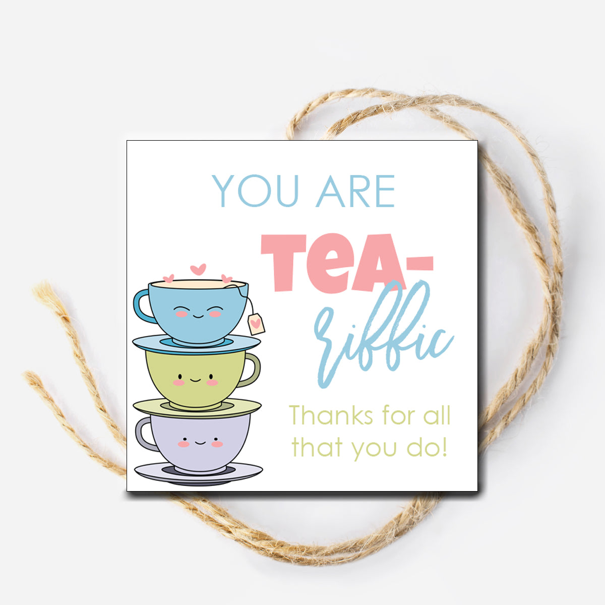 Tea Instant Download Tag