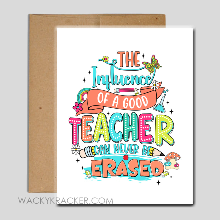 Teacher Greeting Card Instant Download