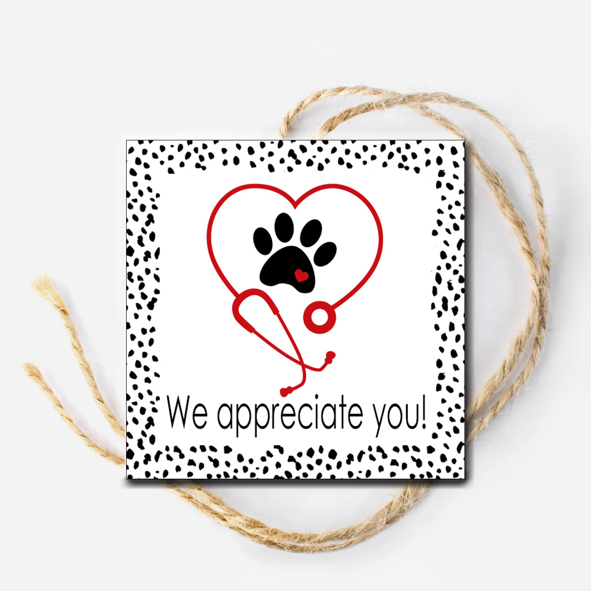 Vet Tech Week Instant Download Tag