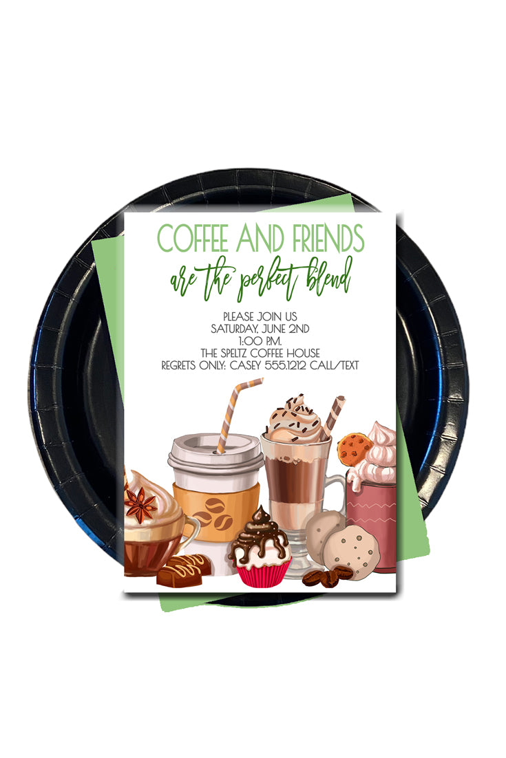 Coffee and Friends Invitation