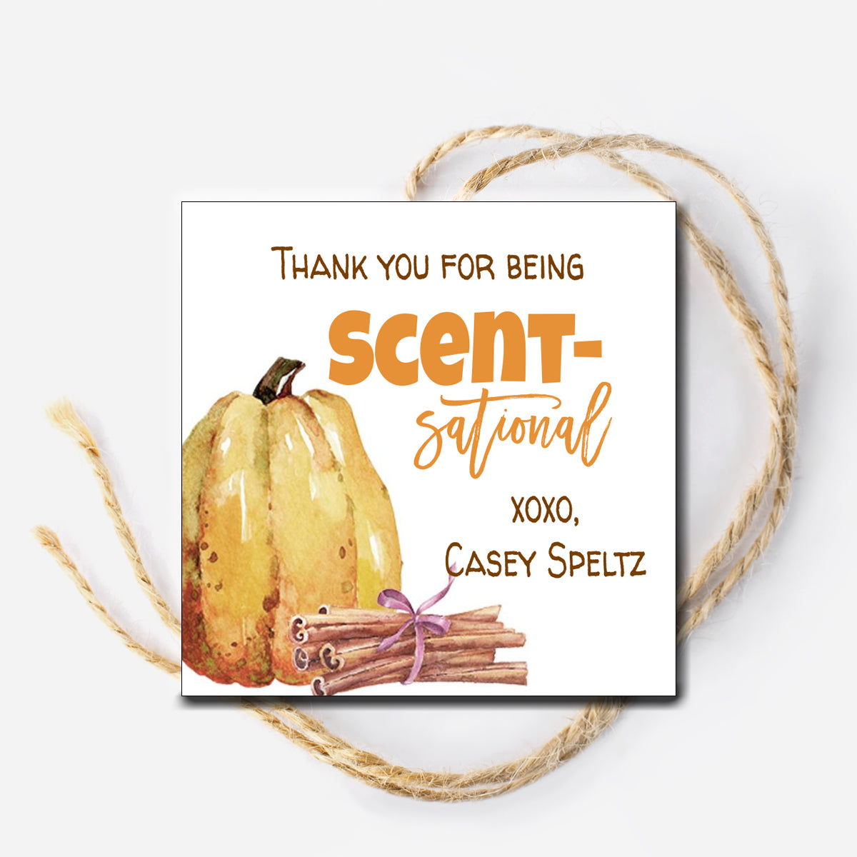 Thanksgiving Scent Gift Tag