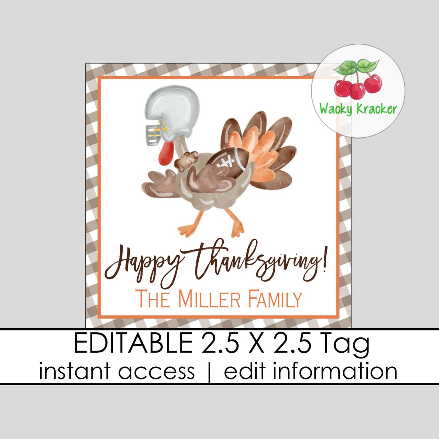 Turkey Football Tag