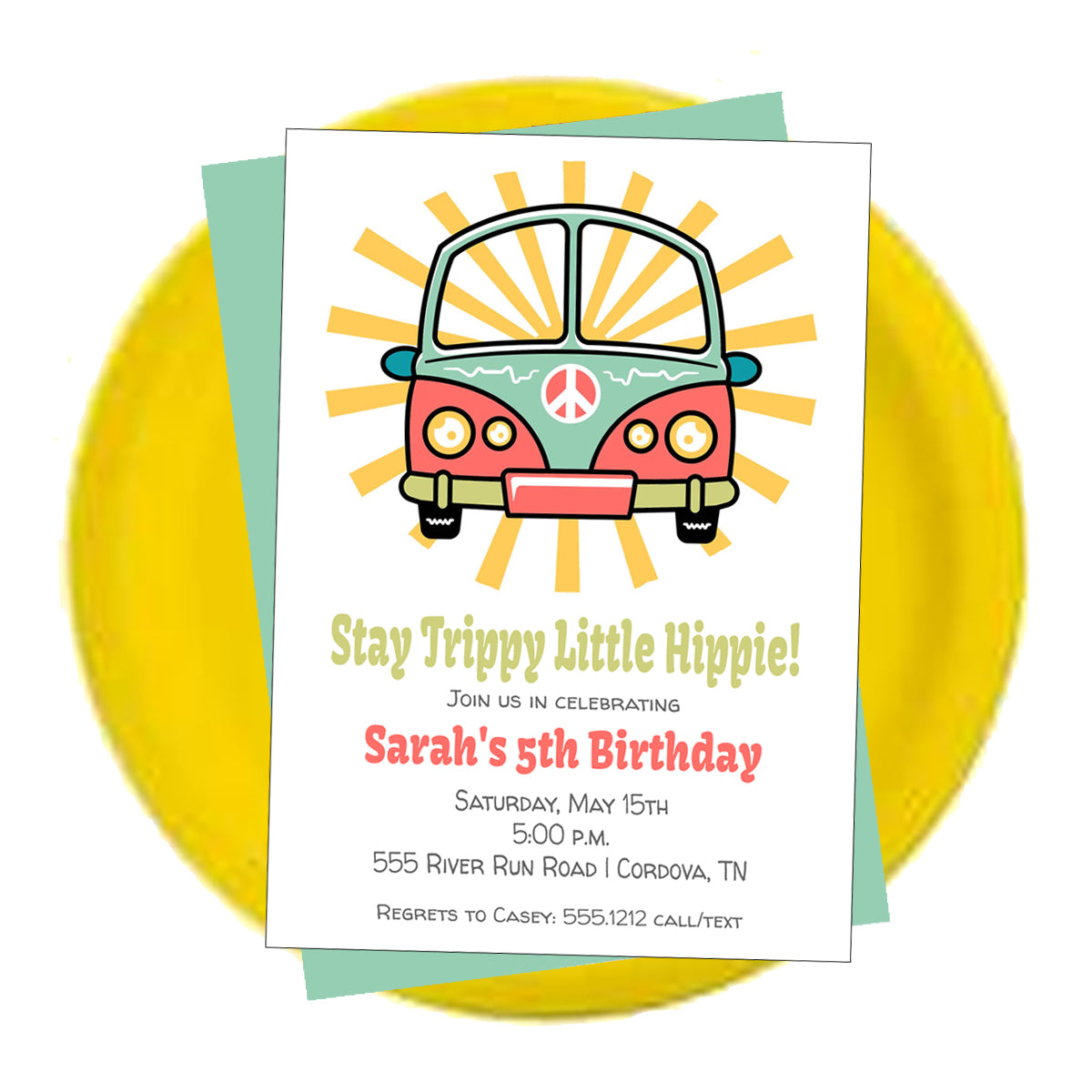 Groovy Birthday Invitation