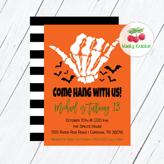Hang with Us Invitation