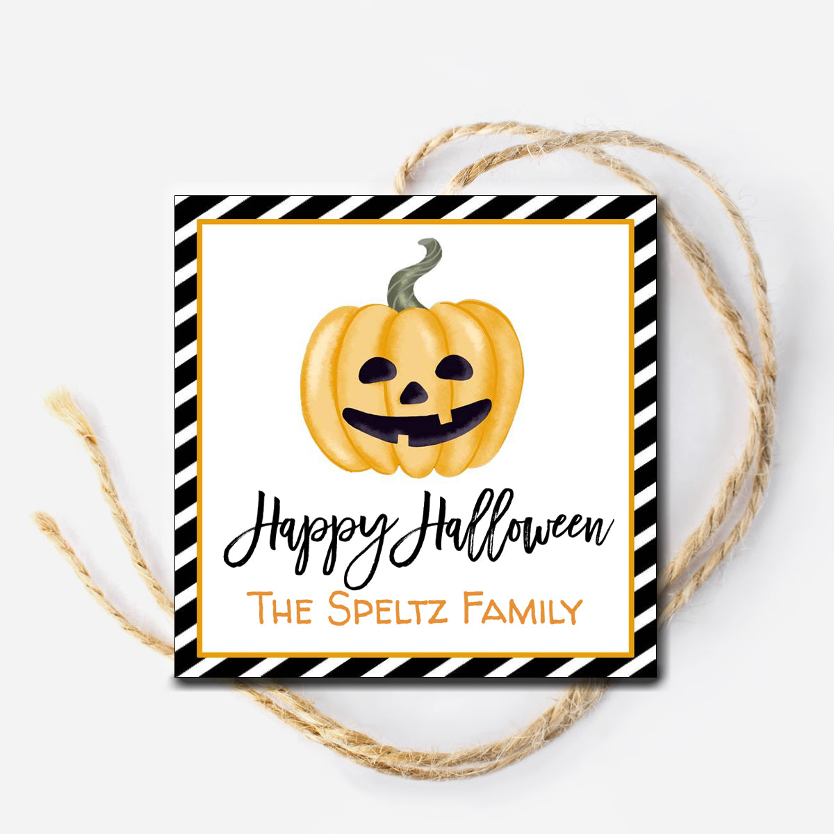 Happy Halloween Gift Tag