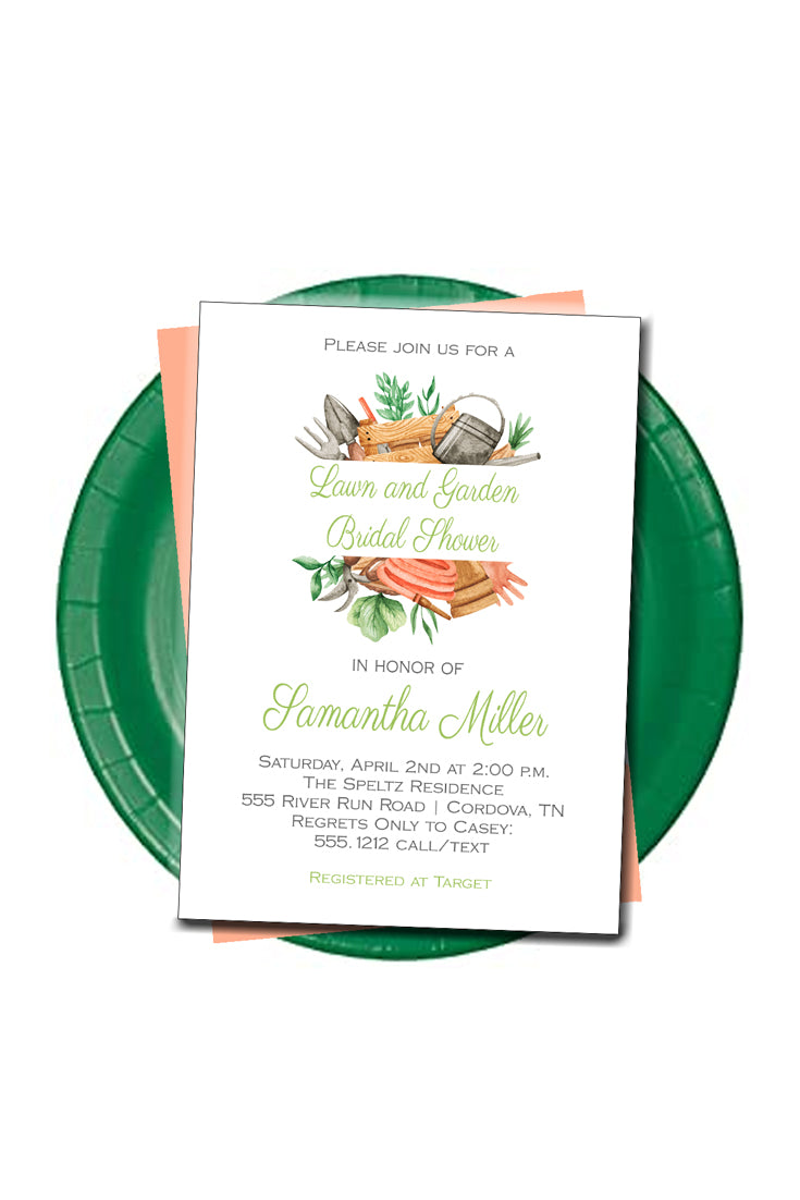 Outdoor Bridal Shower Invitation