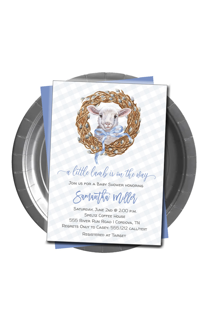 Little Lamb Invitation