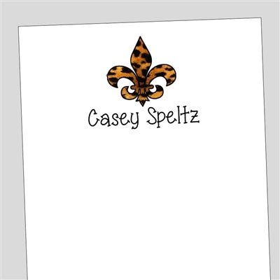 Fleur De Lis Notepad