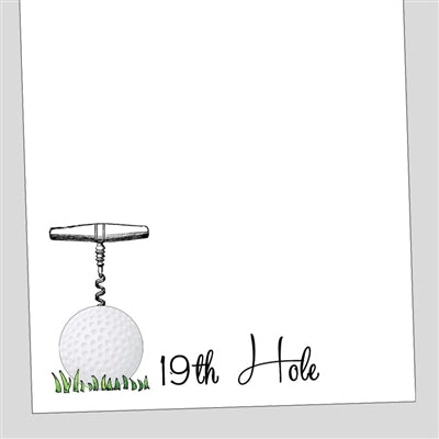 19th Hole Notepad