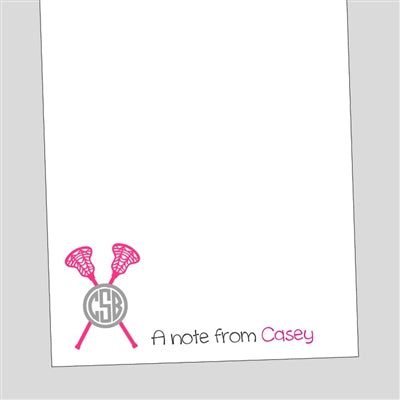 Lacrosse Notepad