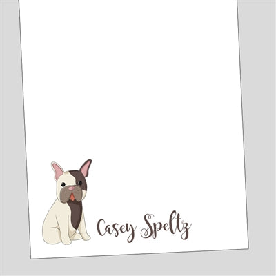 French Bulldog Notepad