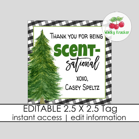 Christmas Scent Gift Tag