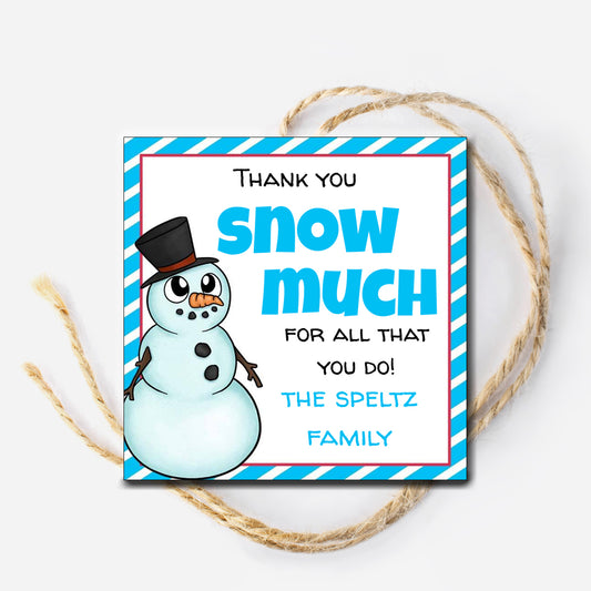 Snow Much Gift Tag