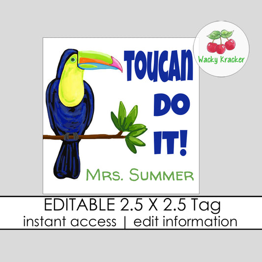 Toucan Do It Gift Tag