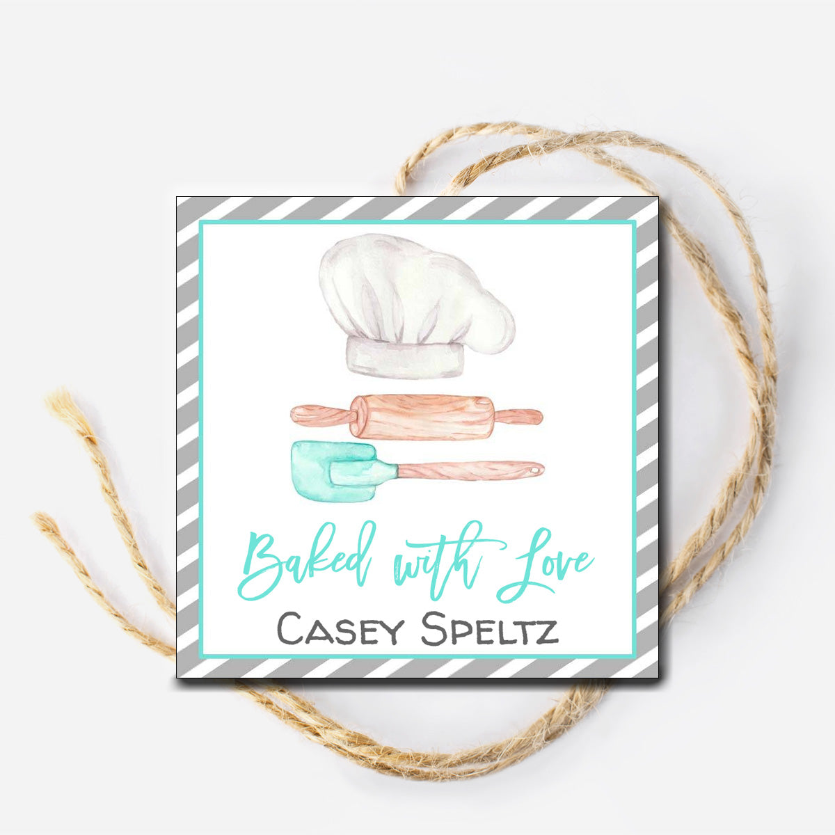 Baked With Love Gift Tag