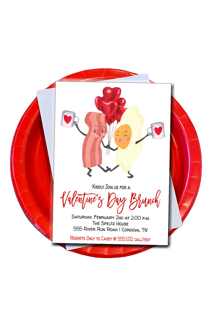 Rise and Shine Valentine Invitation