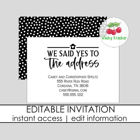 Yes to the Address Moving Card