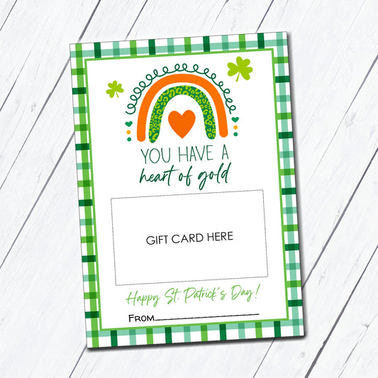 You have a heart of gold Gift Card Holder