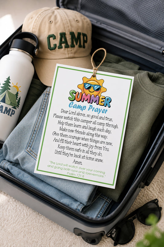 Camp Prayer Tag