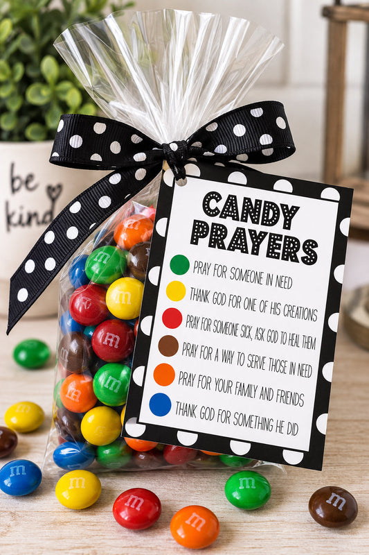 candy prayers gift tag