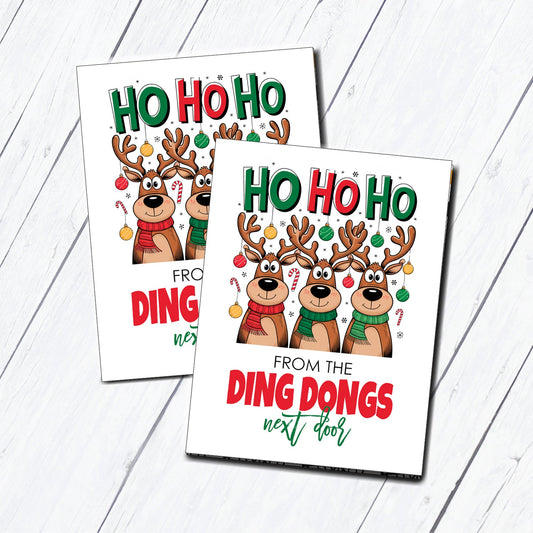 Ding Dongs Next Door Printable Tag