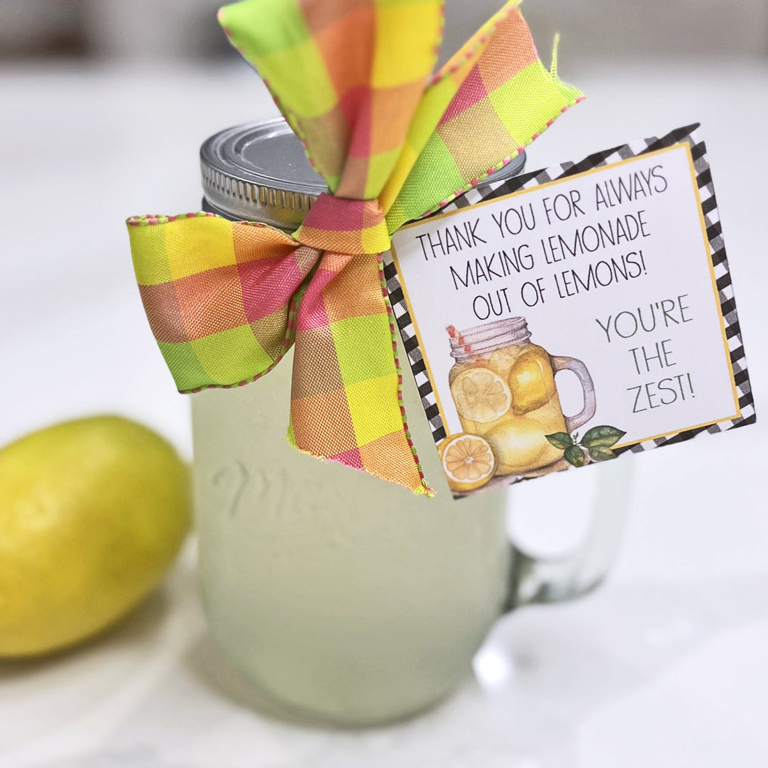 Lemonade Printable Gift Tag
