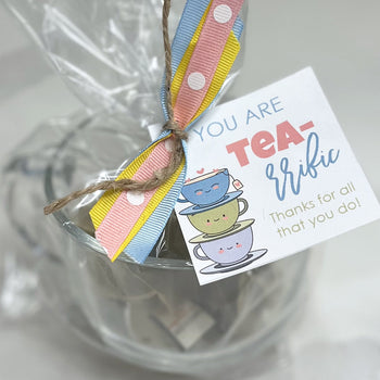 Printable tea gift tag