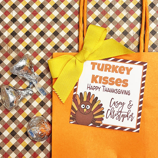 Turkey Kisses Gift Tag