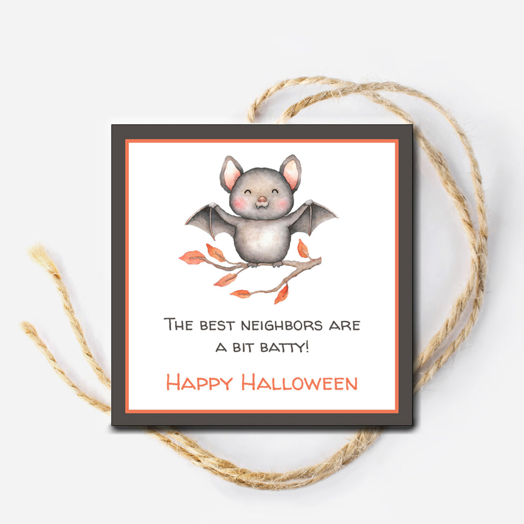 Halloween Bat Instant Download Tag