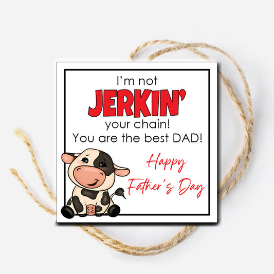 Beef Jerky Father's Day Instant Download Tag
