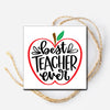 Best Teacher Ever Instant Download Tag