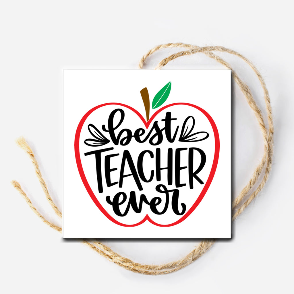 Best Teacher Ever Instant Download Tag
